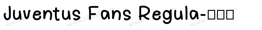 Juventus Fans Regula字体转换